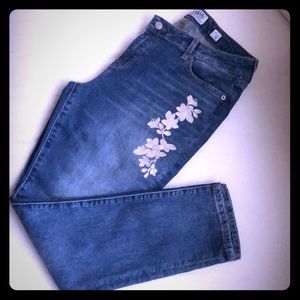 Embroidered jeans
